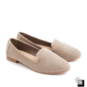 Torrid Perforated Loafer Tan size 10(WW)
